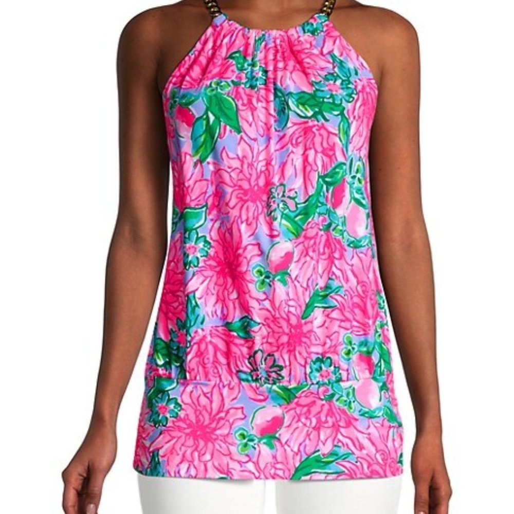 Lilly Pulitzer Bowen Top - Pink Blossom (XS)